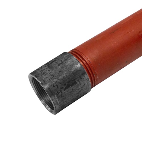   DN20 (3/4" NB) HEAVY WT EN10255 SCREWED & SOCKETED RED OXIDE PIPE 