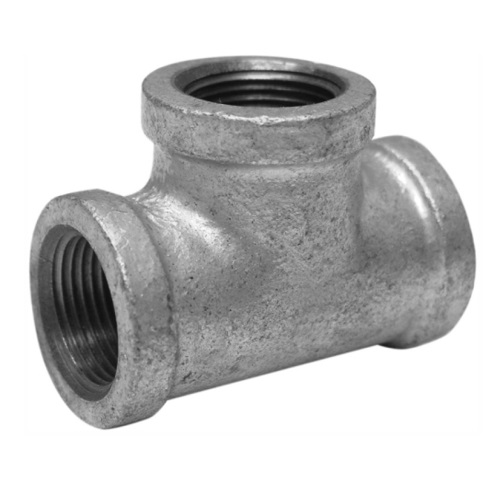   DN10 (3/8" NB) BSP BLACK MALLEABLE IRON EQUAL TEE