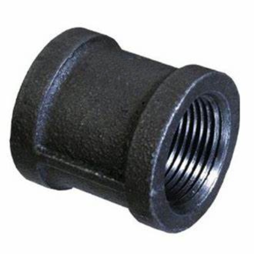   DN6 (1/8" NB) BSP BLACK MALLEABLE IRON HEX NIPPLE 