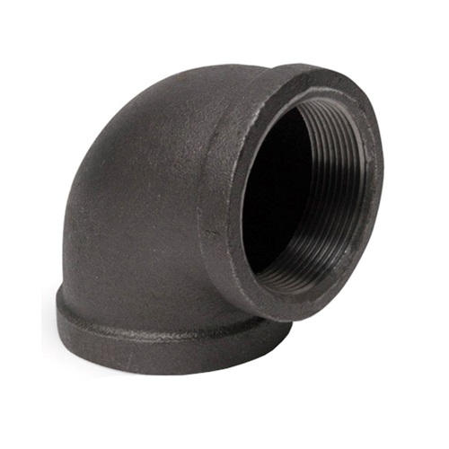    DN6 (1/8" NB) BSP BLACK MALLEABLE IRON FXF ELBOW 90°