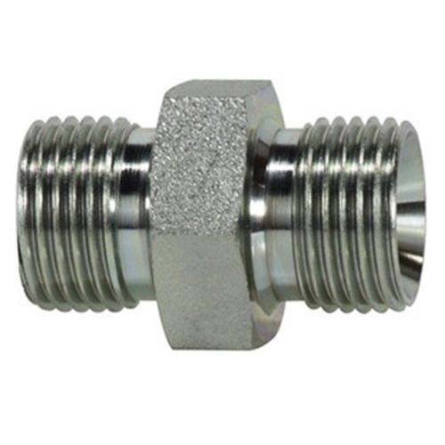   DN15 (1/2" NB) BSPP (60° CONE) 200B SERIES HEXAGON NIPPLE MXM SS 316 