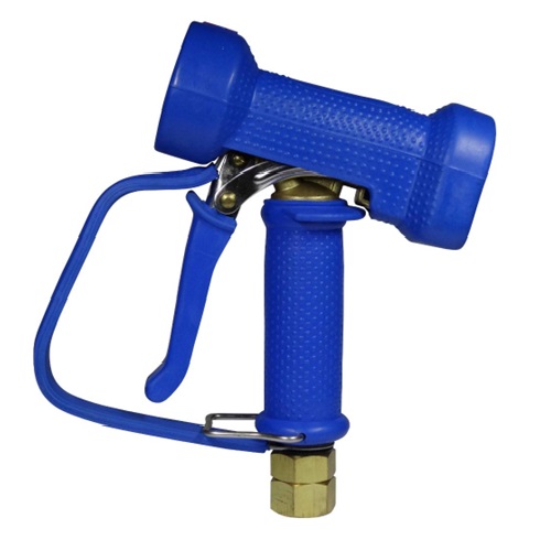 1/2" BSP HEAVY DUTY WASHDOWN GUN WITH GUARD (BLUE)