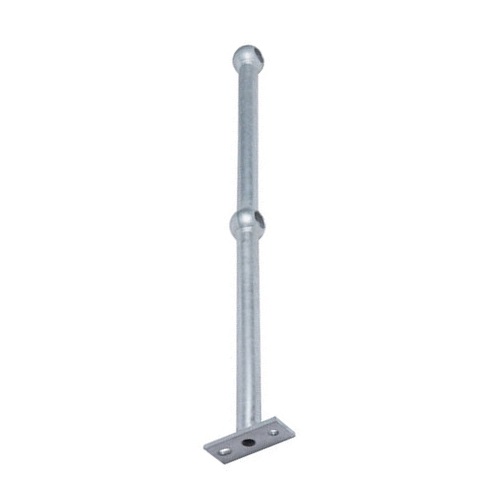 KC-S1-B (1.1/4" NB) GALVANISED FLAT BASE HANDRAIL STANDARD (550mm CENTRES)