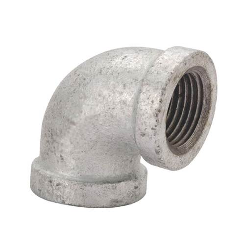   DN25 (1" NB) BSP GALVANISED MALLEABLE IRON FXF ELBOW 90°