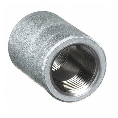   DN20 (3/4" NB) NPT 3000# FS GALVANISED EQUAL COUPLING A105N