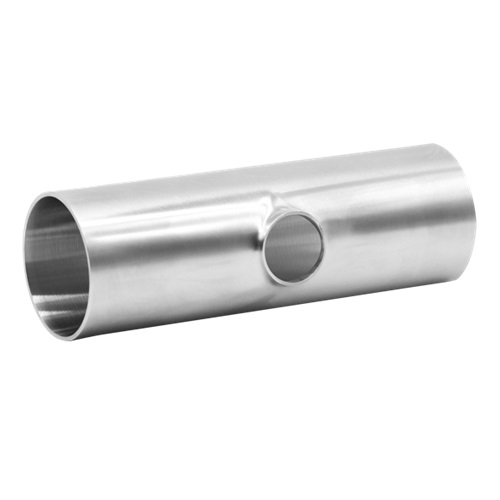 1" X 3/4" OD HYGIENIC PULLED REDUCING TEE POLISHED 1.5mm THK SS 316