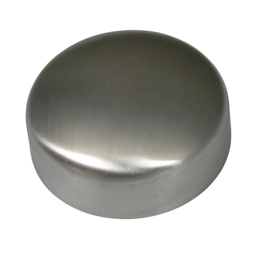 4" OD HYGIENIC CAP END POLISHED 2mm THK SS 316