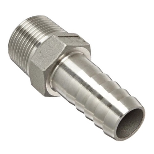 1" BSP 150# MALE X 1" HOSETAIL SS 316