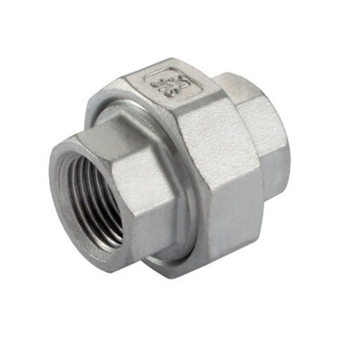    DN8 (1/4" NB) BSP 150# (FXF) CONE SEAT UNION SS 316