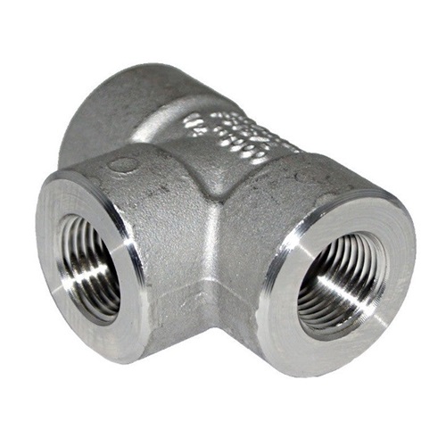 1" BSPT 3000# HIGH PRESSURE EQUAL TEE SS 316