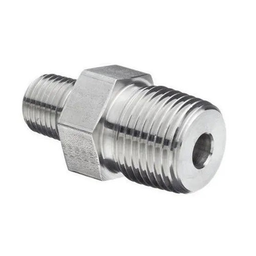 3/4" x 1/2" NPT 3000 SERIES REDUCING HEXAGON NIPPLE MXM SS 316