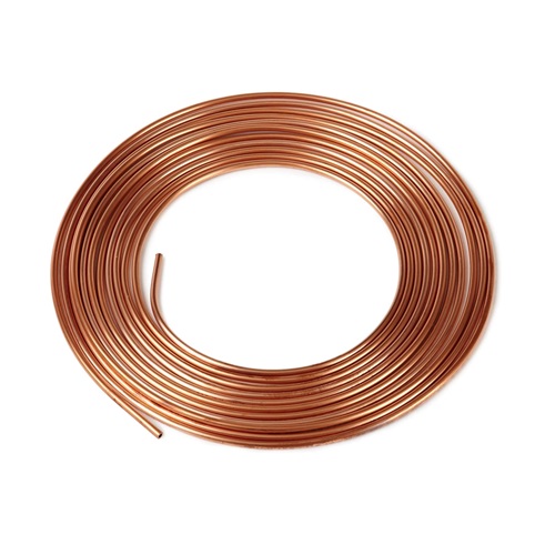     6.35mm OD (1/4" OD) X 0.91mm (20 Gauge) WALL COPPER TUBE (30m COIL)