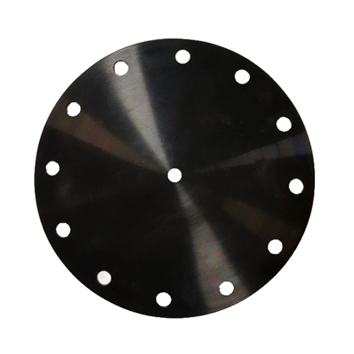 [CS-NB-FLA-RF-BLA-P10-250-A105N-DT-15-BSPP]   DN250 (10" NB) PN10 RF BLANK FLANGE D&T DN15 (1/2") BSPP CS A105N