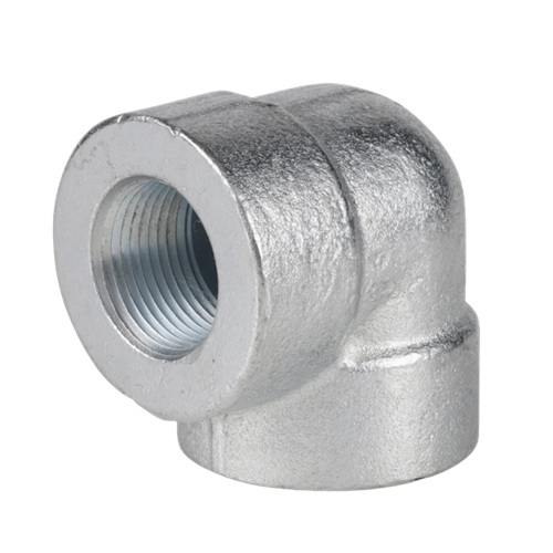 [CS-NB-NPT-3K-ELB-90-25-A105N-GAL]   DN25 (1" NB) NPT 3000# FS GALVANISED ELBOW 90° A105N