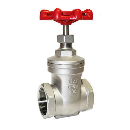 [SS-VAL-GAT-BSP-25-HW] 1" BSP (FXF) HANDWHEEL OP. GATE VALVE SS 316